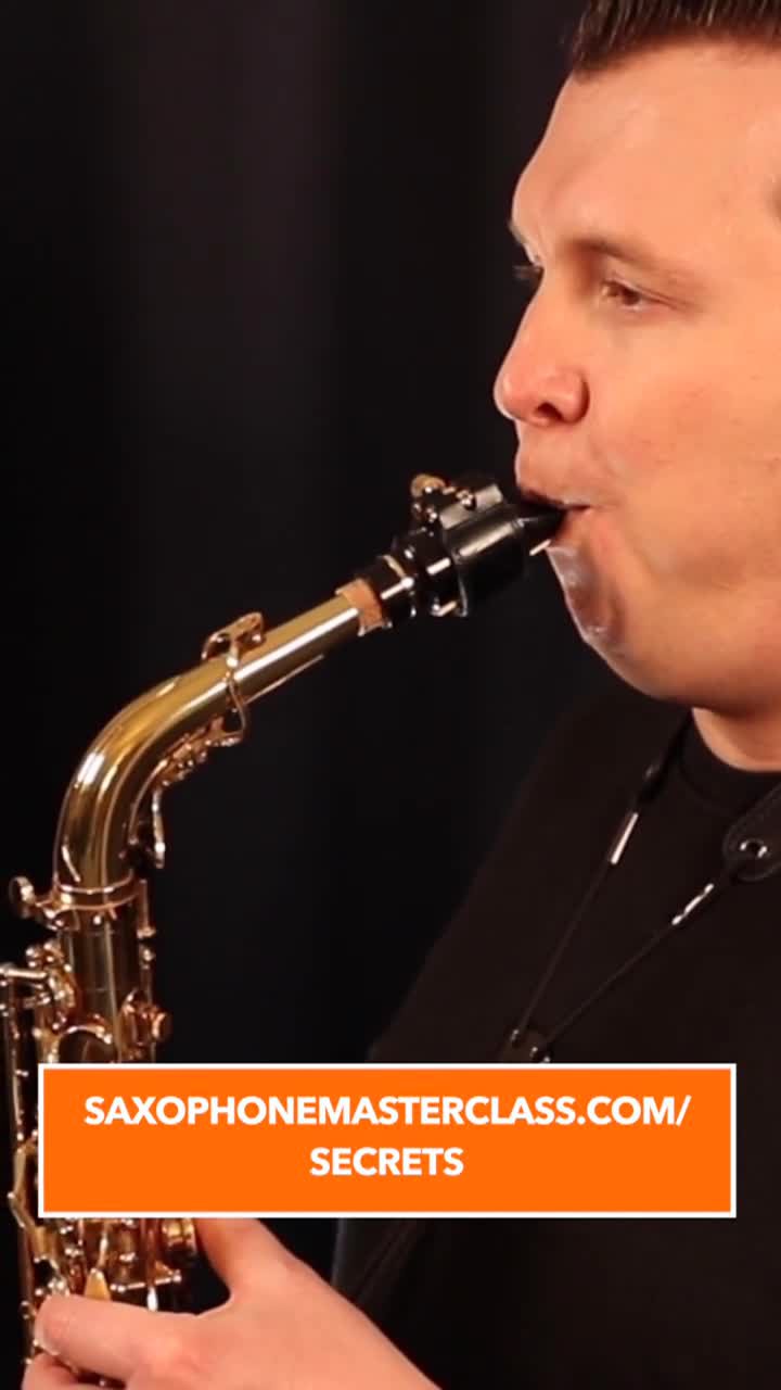 Saxophone lesson -  5 steps making sound 